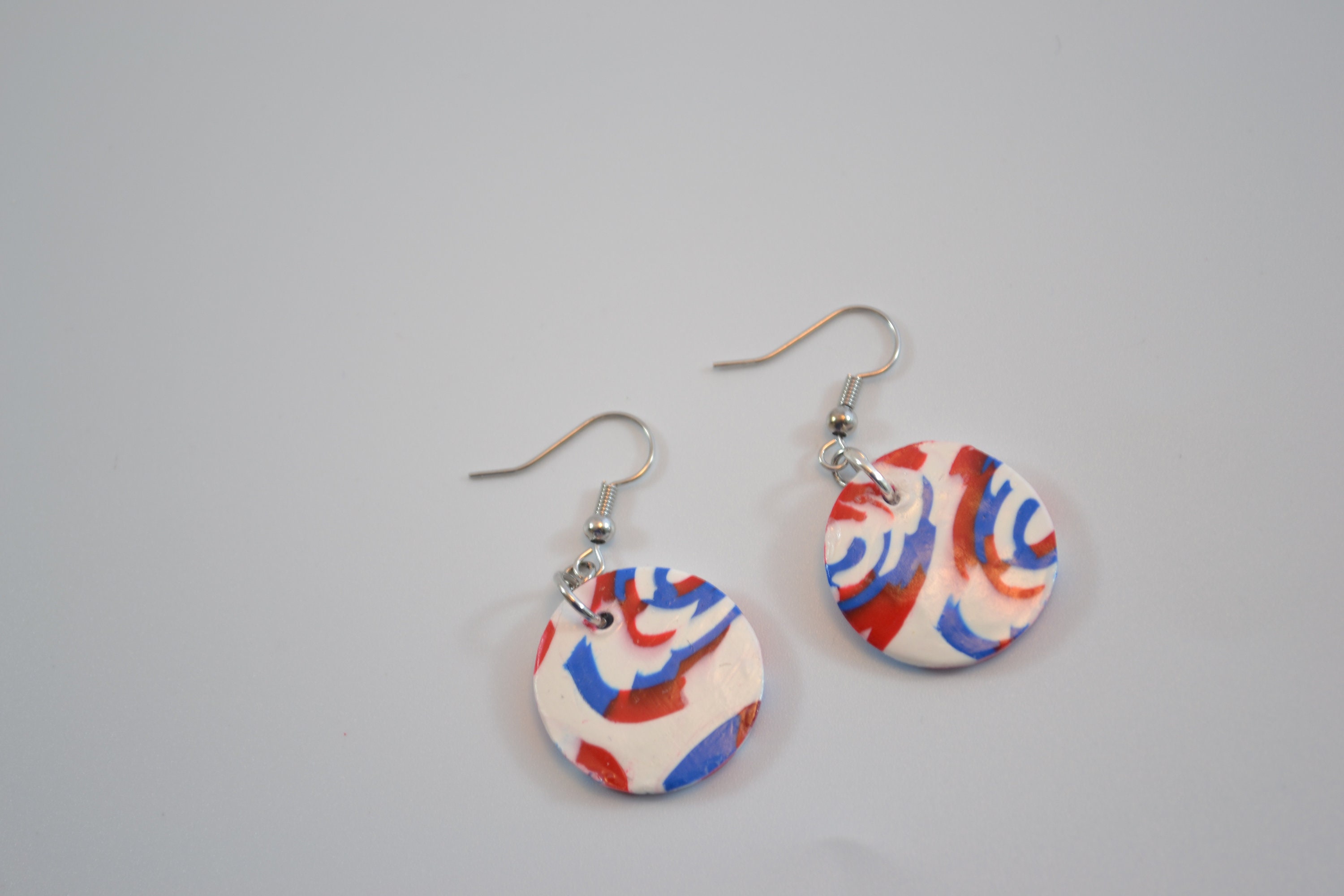 JULY 4th EARRINGS/ 4th of JULY earrings/ statement earrings/  Etsy