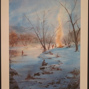 Warm by the fire by Tom Lynch