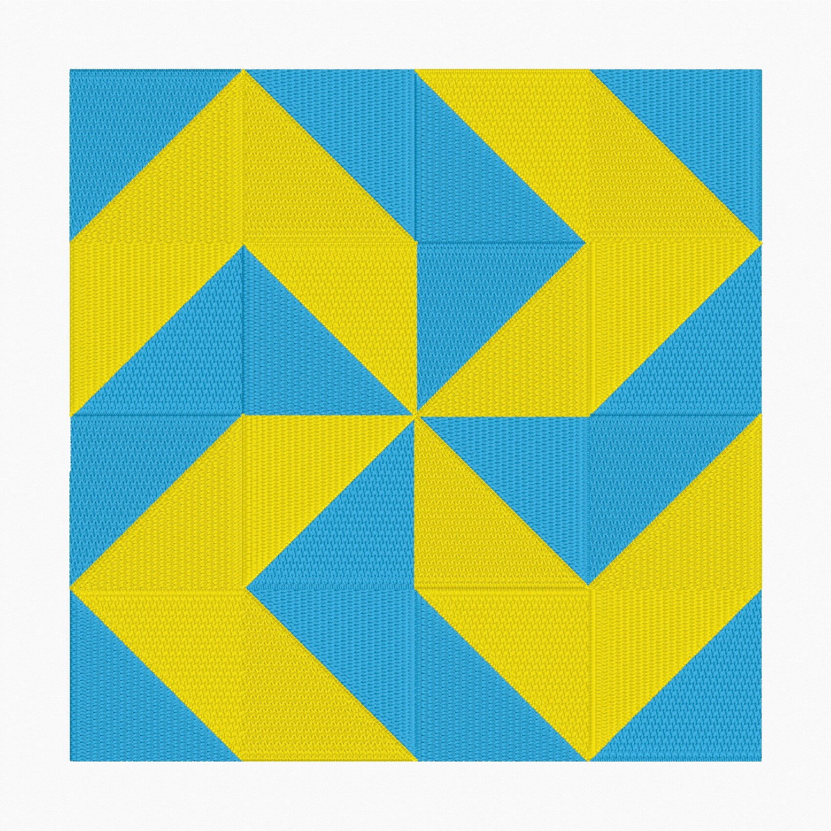 Flyfoot Quilt Block Machine Embroidery Design 5x7 Hoop Etsy