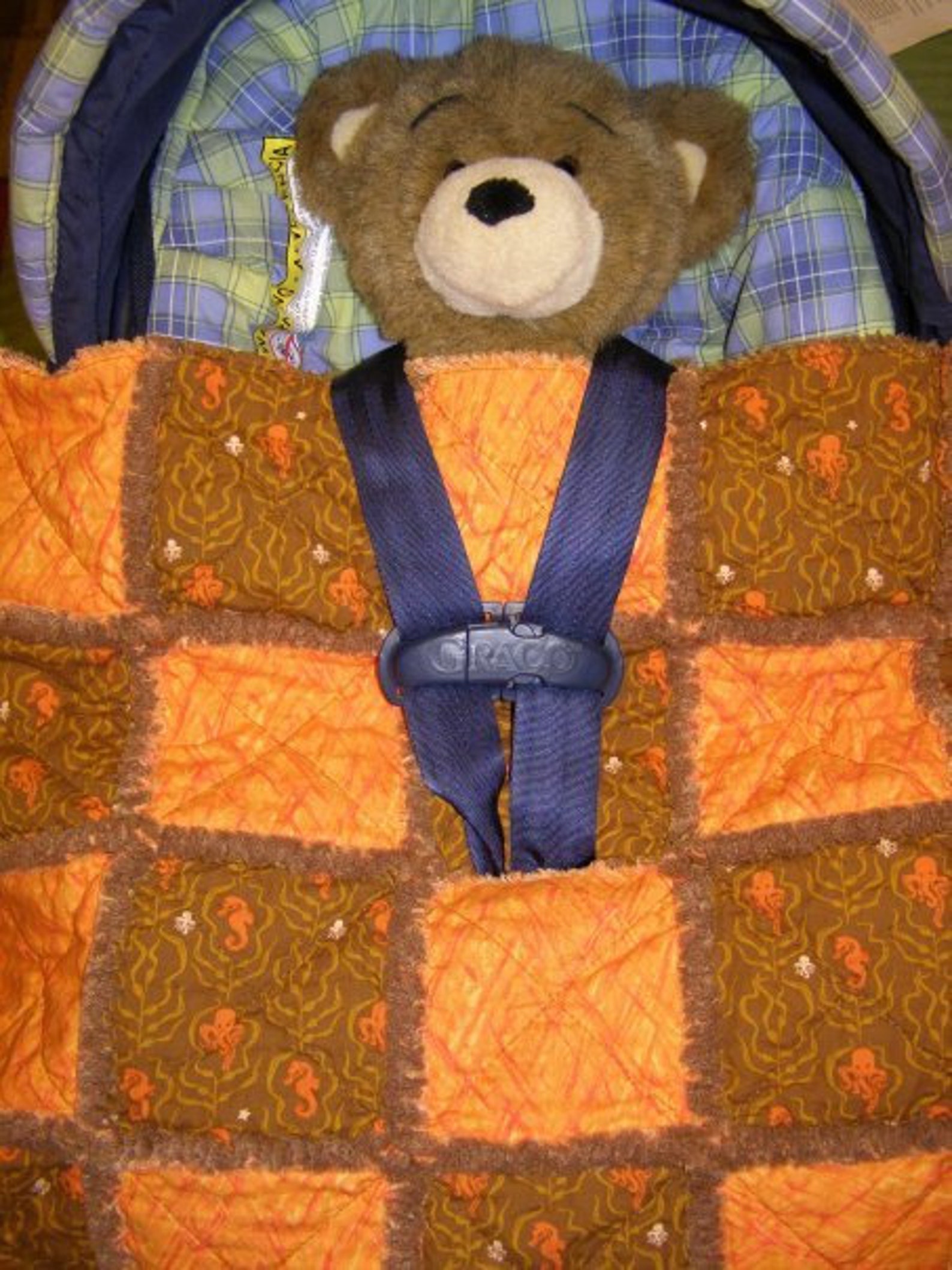 Stroller Rag Quilt Pattern for Infant Baby Toddler Reborn Etsy