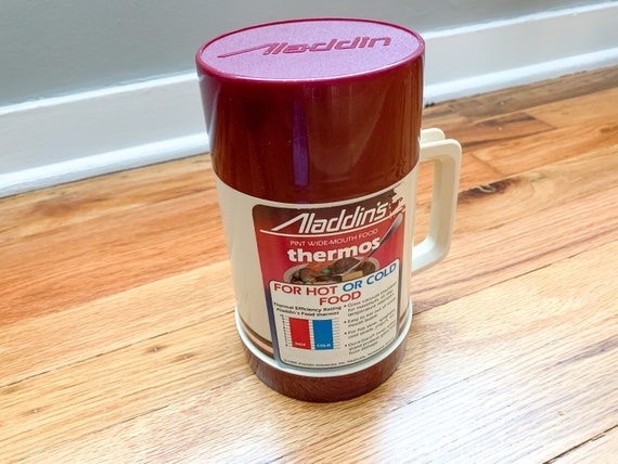 Vintage NOS 1984 Aladdin Pint Wide-mouth Food Thermos 
