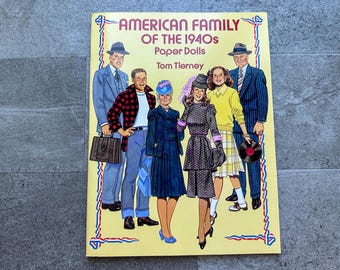 Vintage 1987 Tom Tierney American Family of the 1890s Paper Doll