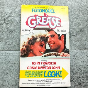 Vintage 1978 Grease Fotonovel Movie Tie in Chapter Book - Etsy