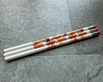 Vintage 1978 Set of 3 Garfield Cat Odie Dog Pencils UNUSED