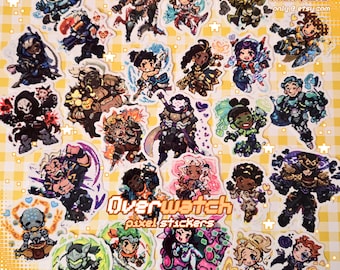 Stickers pixelisés Overwatch