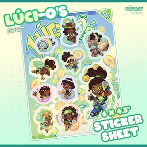 Stickervel van Lúci-O