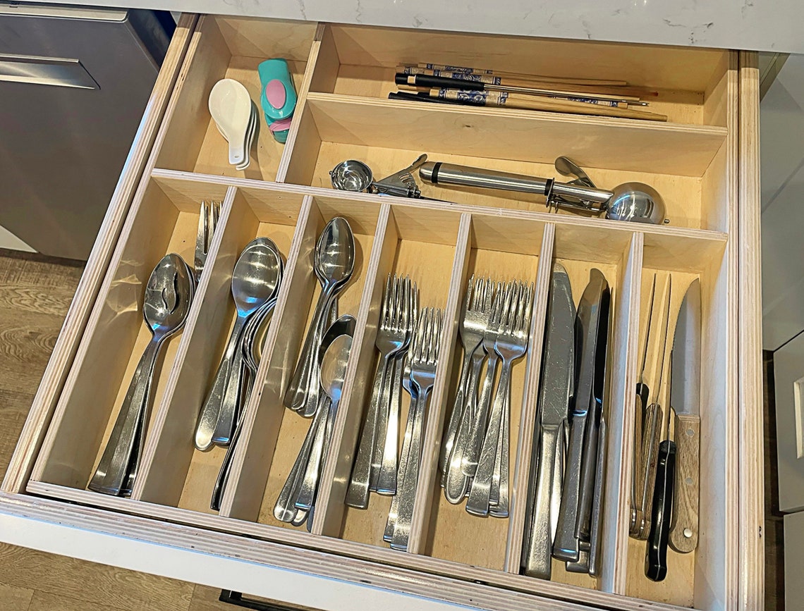 22 to 24 Inch Wide Drawer Insert Custom Drawer Organizer - Etsy