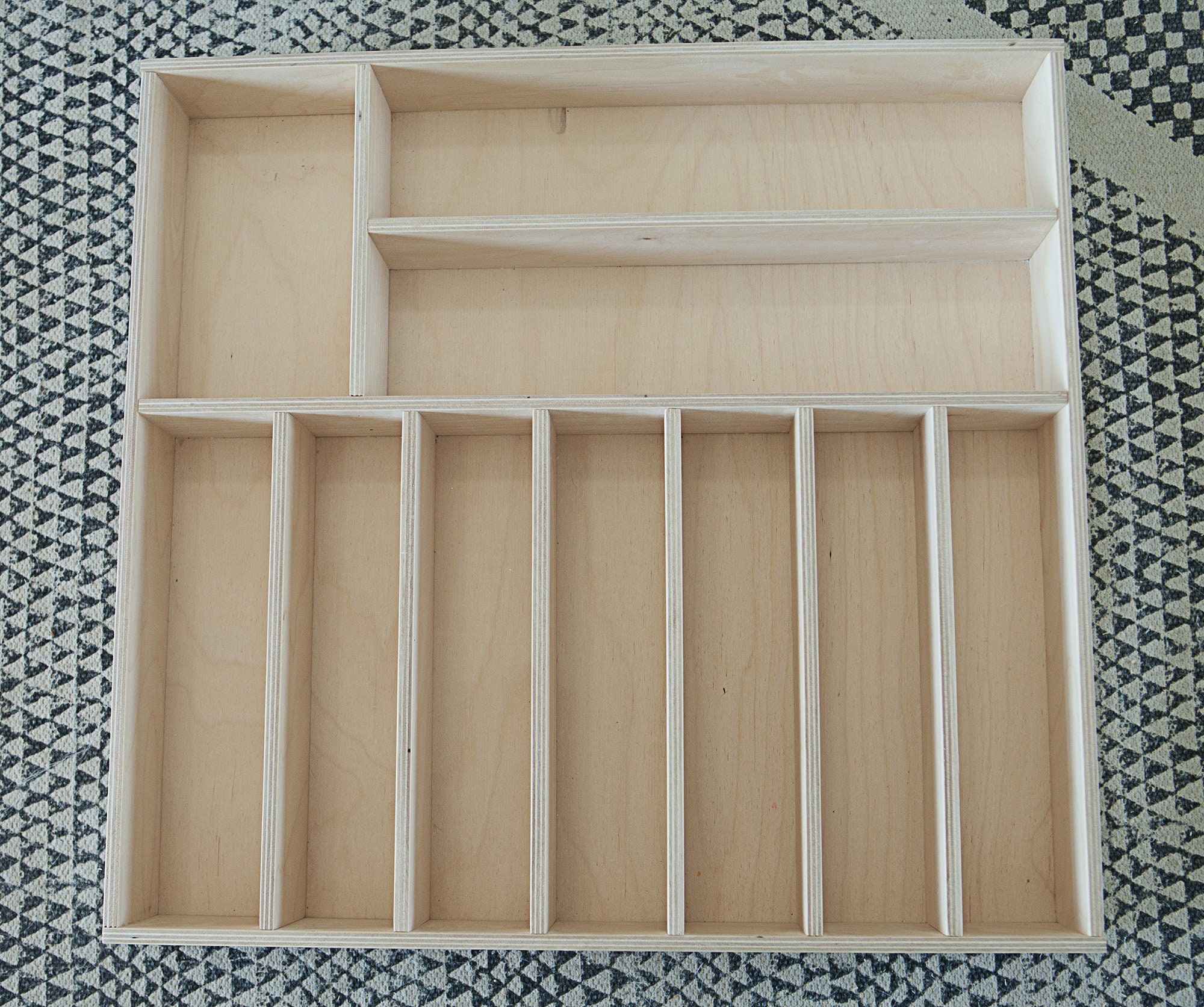 Stackable Ash Wood Drawer Organizers