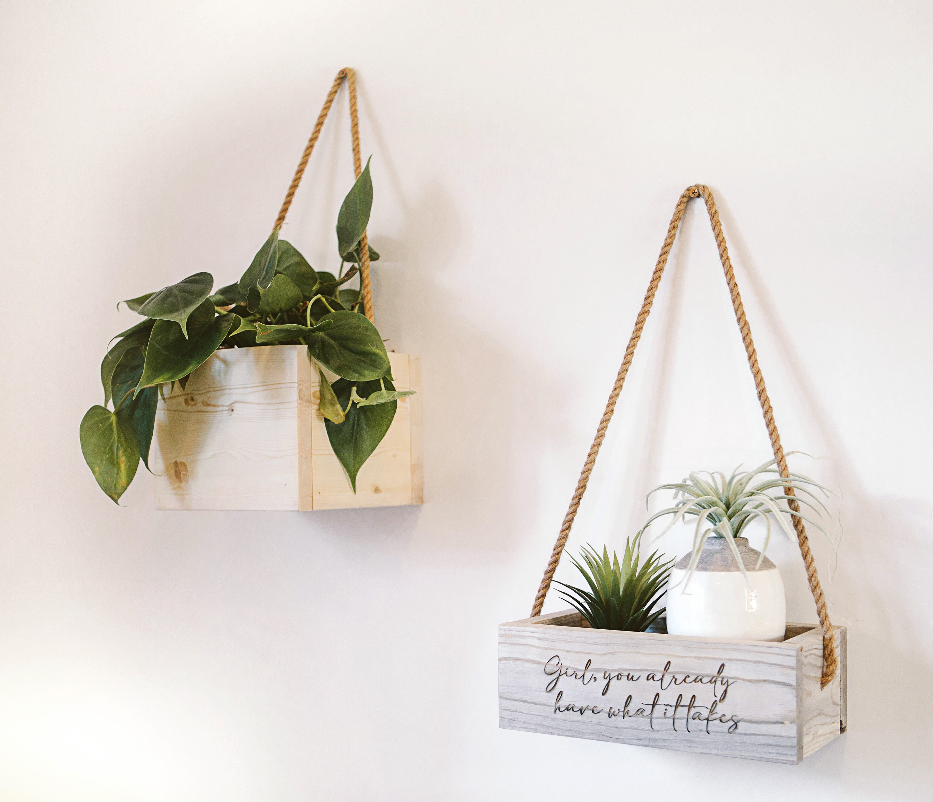 Hanging Wood Box Personalized Wood Box Custom Wood Box Etsy