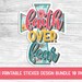 Printable Christian Sticker Bundle 10 Print and Cut Christian Sticker ...
