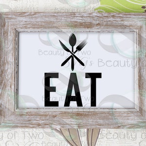 svg Mangez la ferme SVG | Fichiers SVG de ferme | SVG pour cuisine | Svg Accueil Svg Imprimable à usage commercial Png