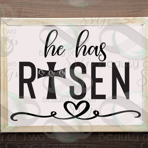 Jesus SVG, er ist auferstanden svg, Ostern SVG-Datei, christliche SVG für Cricut oder Print, SVG Jesus, geschnittene Dateien, Instant Download svg