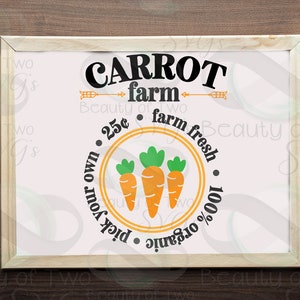 Ostern SVG, Karotte Farm svg & png, Bauernhaus Rustikal Frühling svg, Farm Frische Karotten svg zum Schneiden oder Drucken, Instant Download, 4 Dateitypen