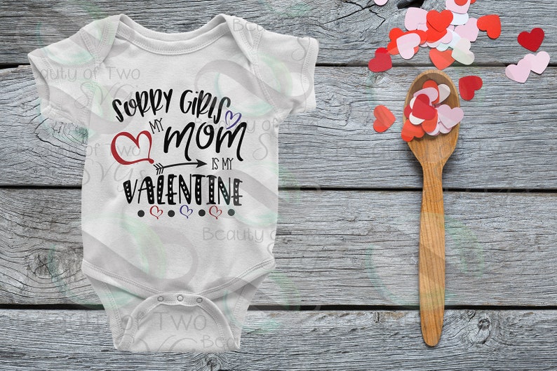 Download My Mom is my Valentine svg Files for Cutting or Digital | Etsy