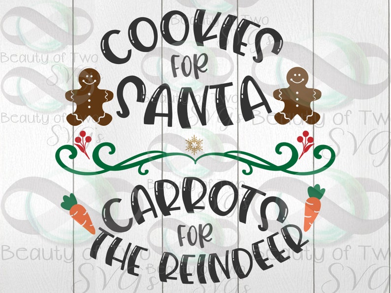 Download Cookies for Santa Carrots for the reindeer svg cut file | Etsy