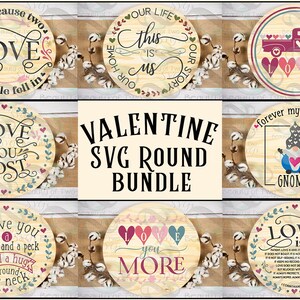 Farmhouse svg, Farmhouse Valentines SVG Bundle, Farmhouse Door Hanger svg bundle, Valentine Round Sign Designs svg Farmhouse sign svg bundle