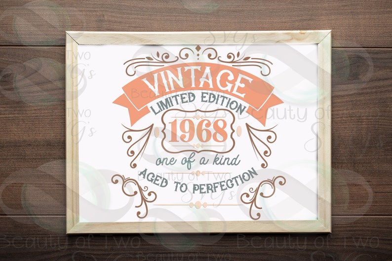 Download Vintage aged to Perfection Year Born svg & png ...
