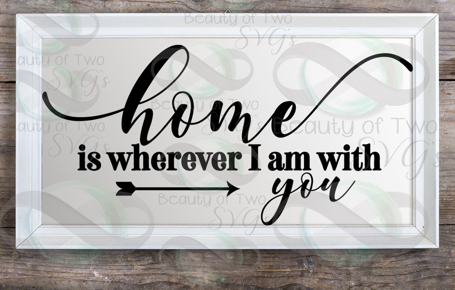 Home is wherever I'm with you svg and png Home sign Etsy