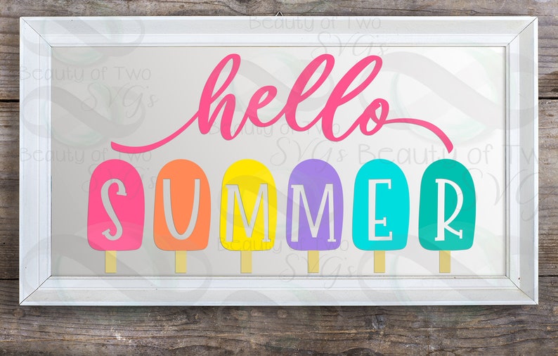 Download Hello Summer popsicles svg cut file and png Summer svg ...