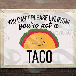 Cinco de Mayo svg, lustige Taco svg & png zum Schneiden oder Drucken, Taco Digitaldruck, Sofortdownload, 4 Dateitypen