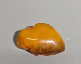 Vintage Natural Baltic Amber Brooch – Butterscotch & Cognac Amber – Large Organic Freeform Pin – German Amber Jewelry I SR1629