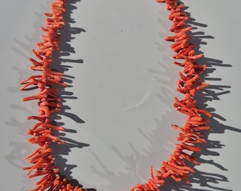 Italian branch coral necklace 1950s red genuine coral 50 cm vintage coral jewelry Mediterranean jewelry frenzy vintage 1418