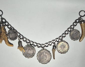 Antique men's charivari from Bavaria – Rehkrickerl & historical silver coins 1817