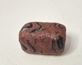 Antique glass bead, Gabri bead, Middle Eastern trade bead, Islamic period, jewelry frenzy, vintage 0274