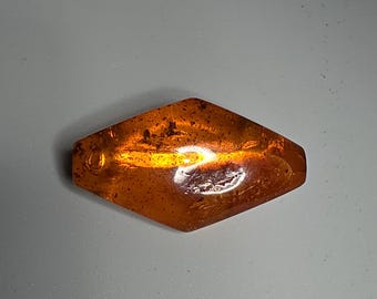 Antique Amber Brooch Art Deco Cognac Sun Shimmer Jewelry Frenzy Vintage 0046