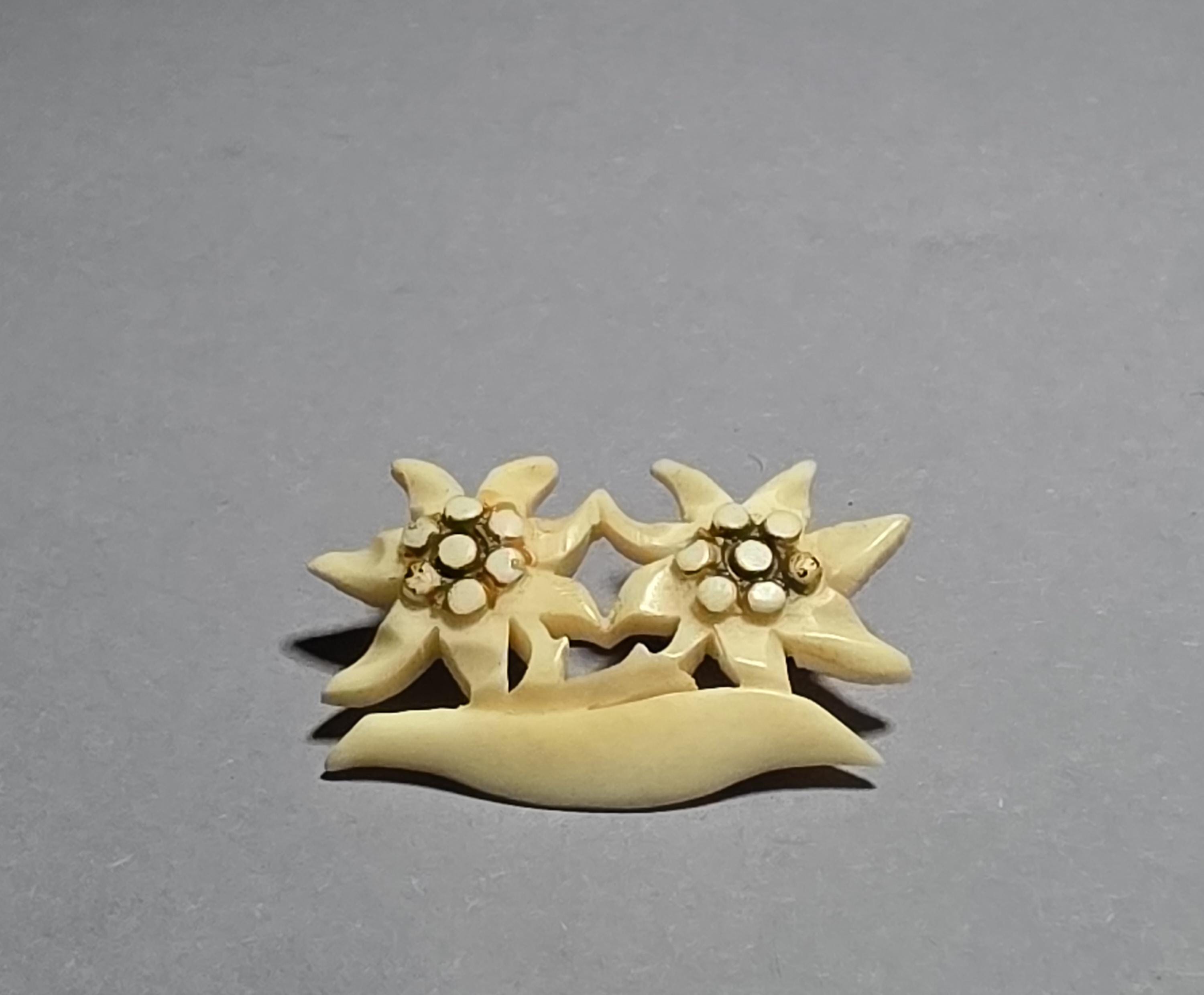 Edelweiss Brooch - Etsy