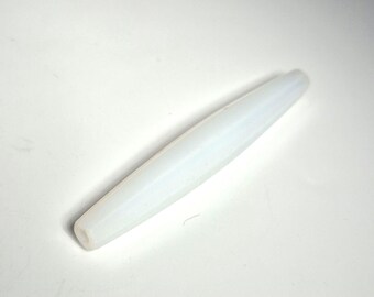 old large faceted opal glass bead opal glass 1 Bohemia old collection 630