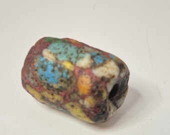 Antique glass bead, Gabri bead, Middle Eastern trade bead, Islamic period, jewelry frenzy, vintage 0275