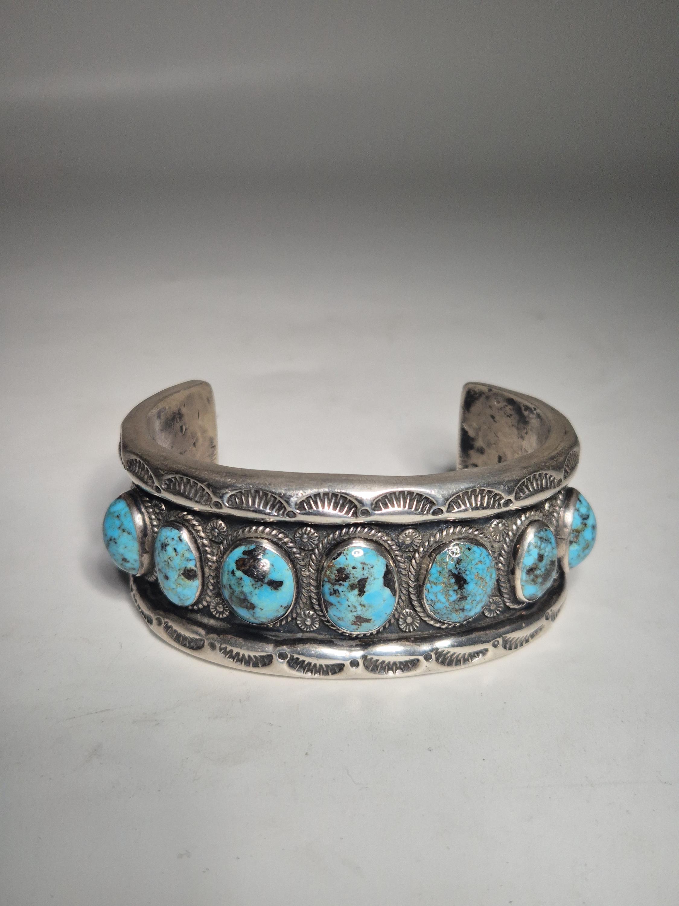 Old Bangle Navajo Silver 925 Turquoise Sterling Silver - Etsy