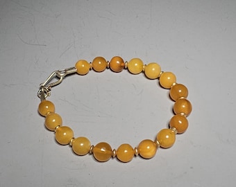 Vintage Amber Bracelet Butterscotch Caramel Baltic Amber 20 cm 8.42g Schmuckrausch Vintage 0730