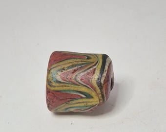 Antique glass bead, Gabri bead, Middle Eastern trade bead, Islamic period, jewelry frenzy, vintage 0267