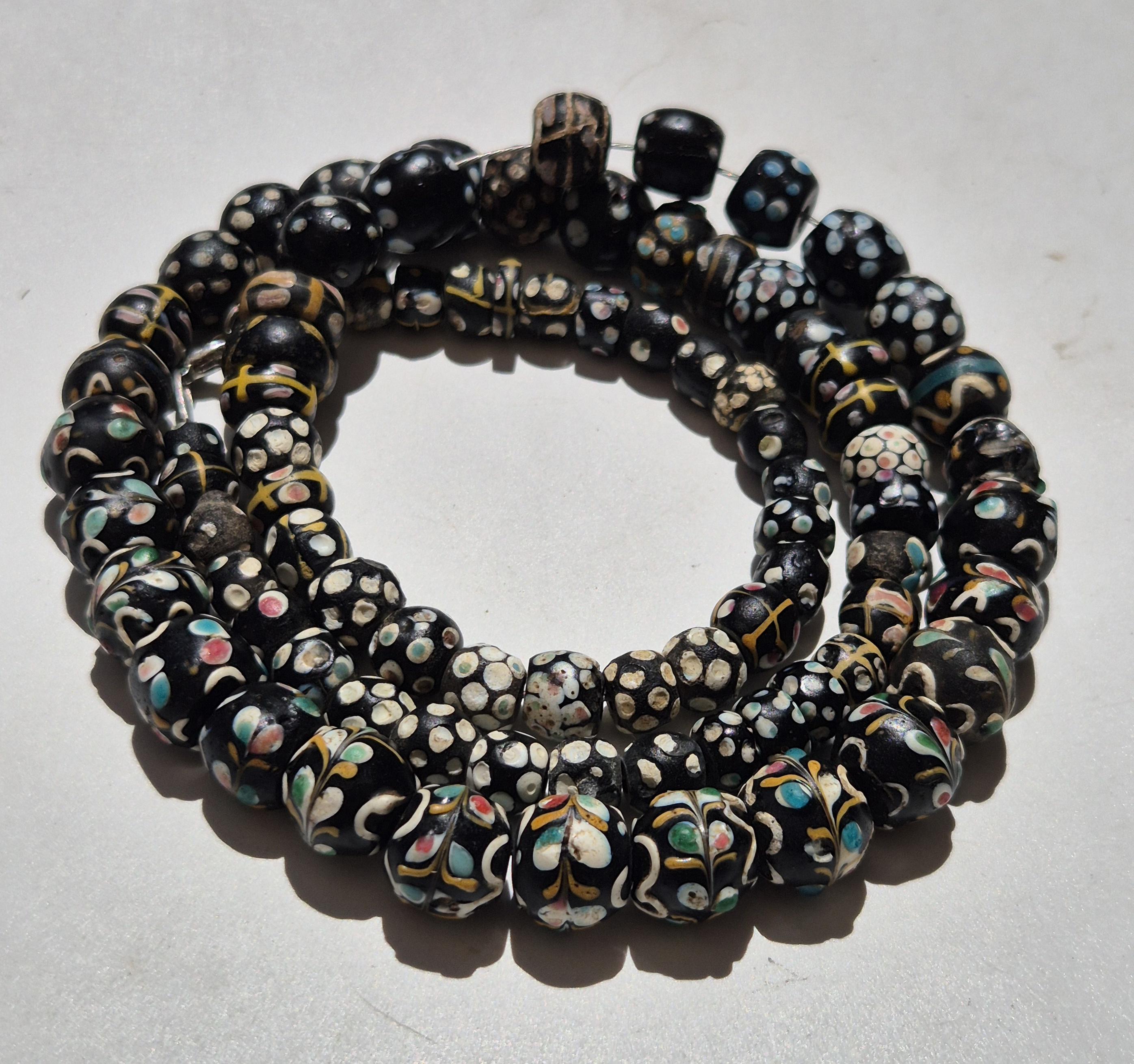 Black Lewis And Clark Trade Beads Lewis And Clark Venetian Trade