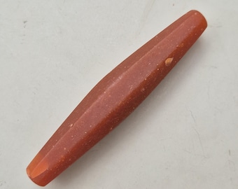 Large trade bead from West Africa • Bohemian imitation carnelian • 1546