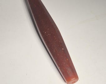 old large faceted glass bead agate imitation Bohemia old collection1118