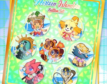 Horizon Islanders Button Pack