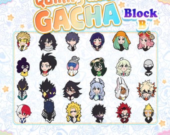 Quirky Mini Pin GACHA - Block B - Please Read Description for Details