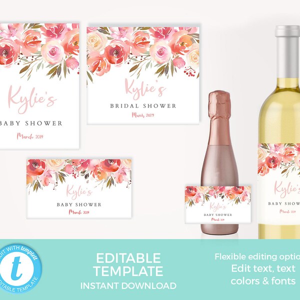 Printable Wine Label - Etsy