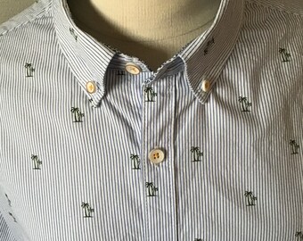 denim and flower slim fit