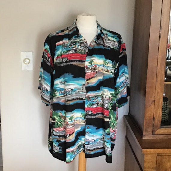 XL Reyn Spooner all Rayon Hawaiian Aloha Shirt