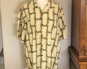 XL Original Fit Tommy Bahama all Silk Hawaiian Aloha Shirt