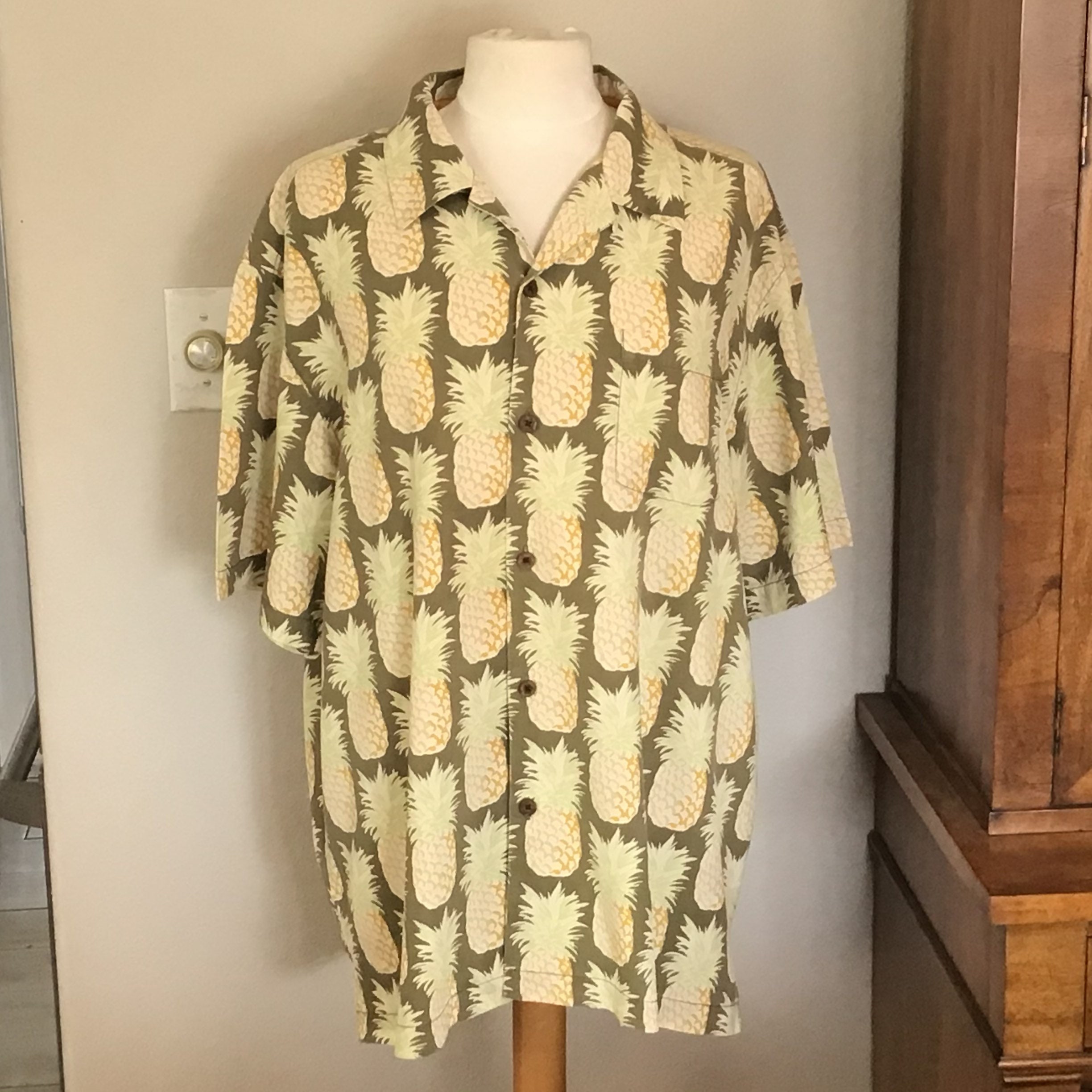 Silk Hawaiian Aloha Shirt | Etsy 