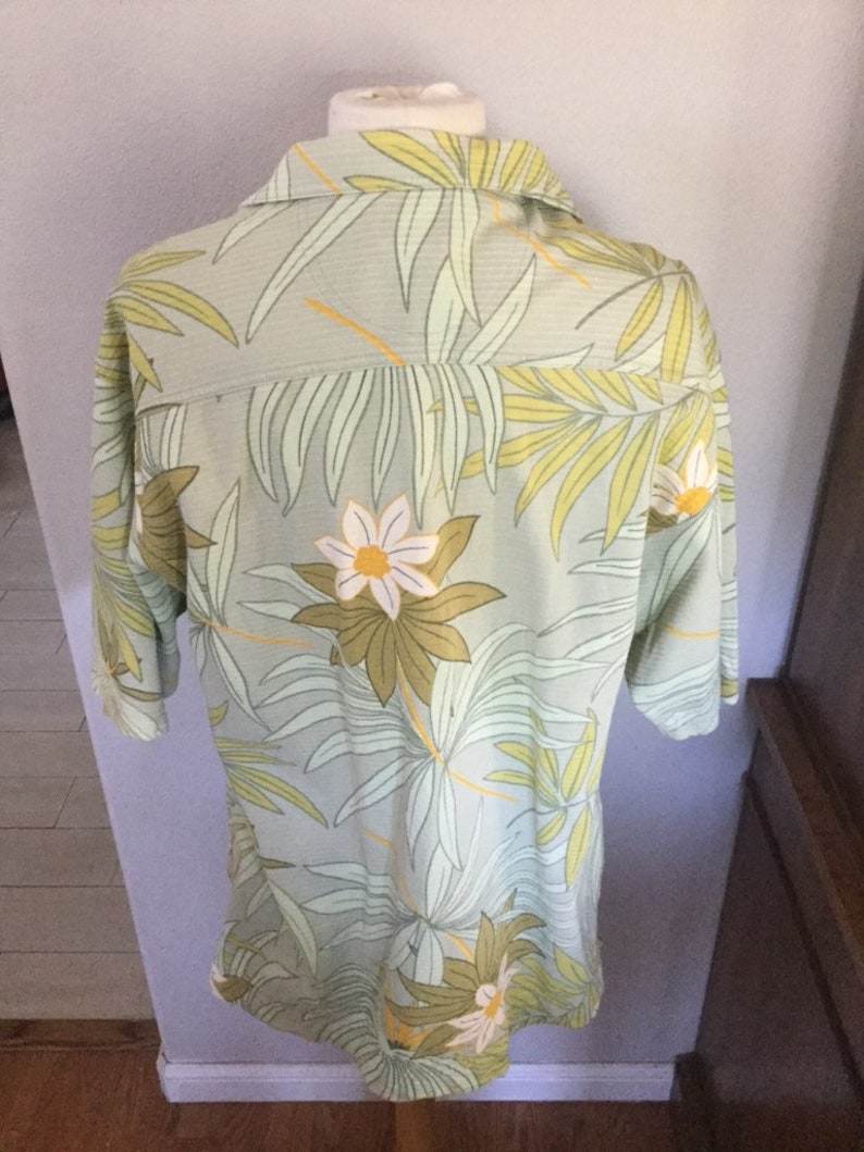 Large Tommy Bahama Hawaiian all Silk Mens Aloha Shirt | Etsy