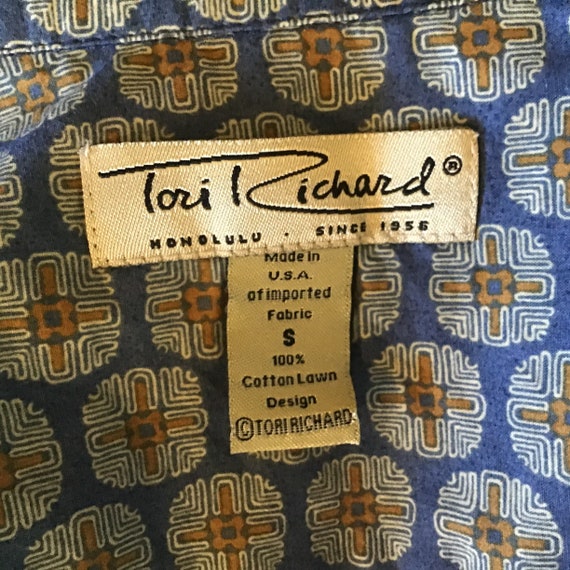 Small All  Tori Richard Hawaiian Cotton Lawn Aloh… - image 3