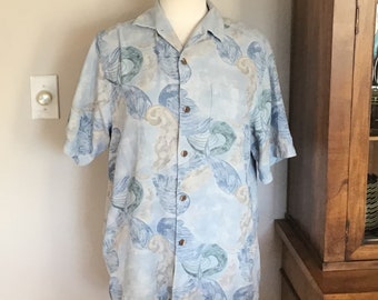 Pequeña camisa original Tommy Silk Bahama Hawaiian Aloha