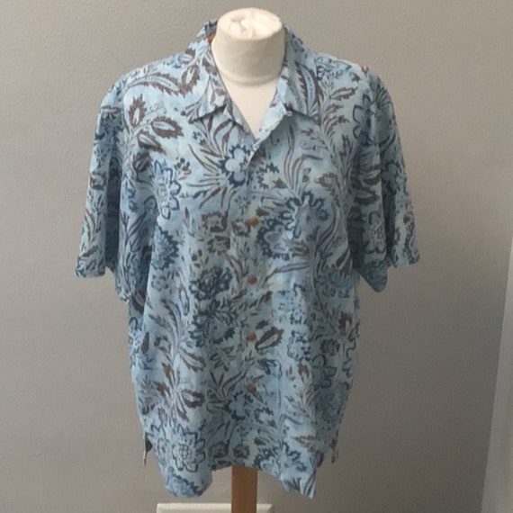 Large Tommy Bahama Original Fit Silk Hawaiian Alo… - image 1