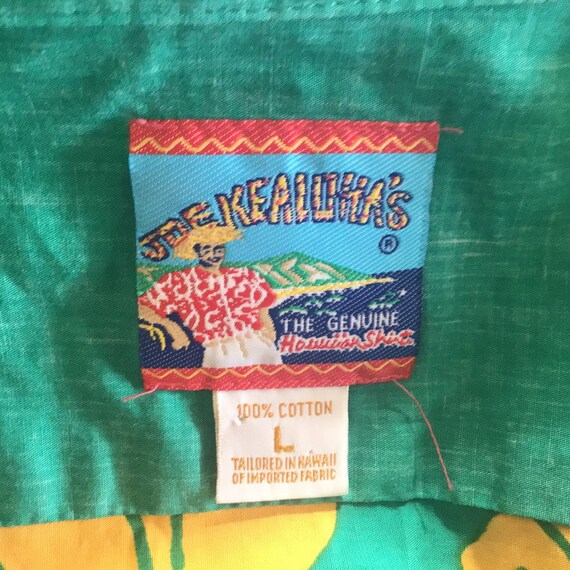 Large Vintage Joe Kealuha’s Cotton Hawaiian Shirt… - image 3